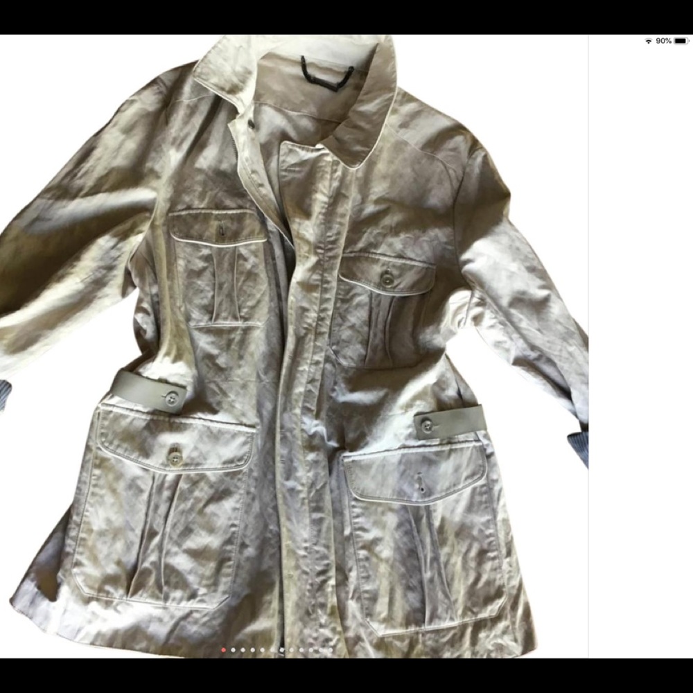 Ellie Tahari military/safari style jacket
